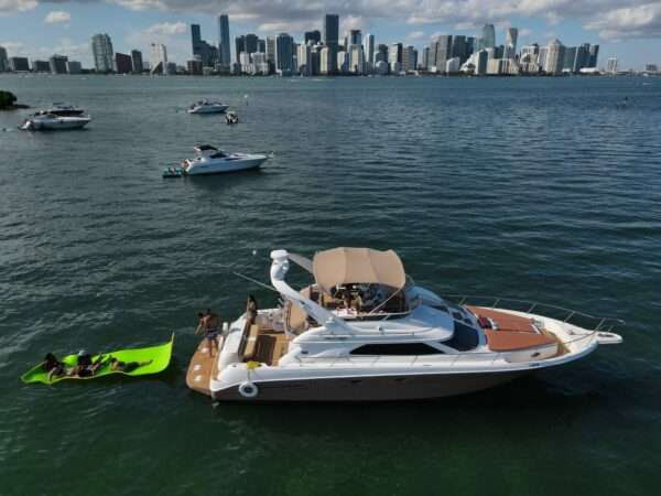 50' SeaRay Flybridge Brown