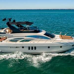 62' Azimut Flybridge (+1,000 for Slide only for 6 & 8 hours)