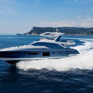 68' Azimut Flybridge Cerulean Blue
