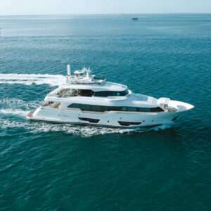 95' Custome Line Flybridge (Includes: Tender, Jetski,)