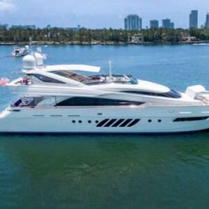 95' Dominator Flybridge (Includes: Jaccuzi, Tender, Jetski, Seabobs)